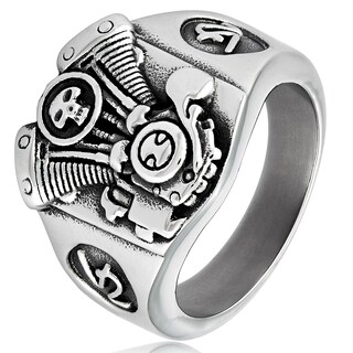 Foto 1 | Ring West Coast Jewelry V2 Engine Biker De Acero Inoxidable Para Hombre - Venta Internacional.