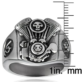 Foto 3 | Ring West Coast Jewelry V2 Engine Biker De Acero Inoxidable Para Hombre - Venta Internacional.