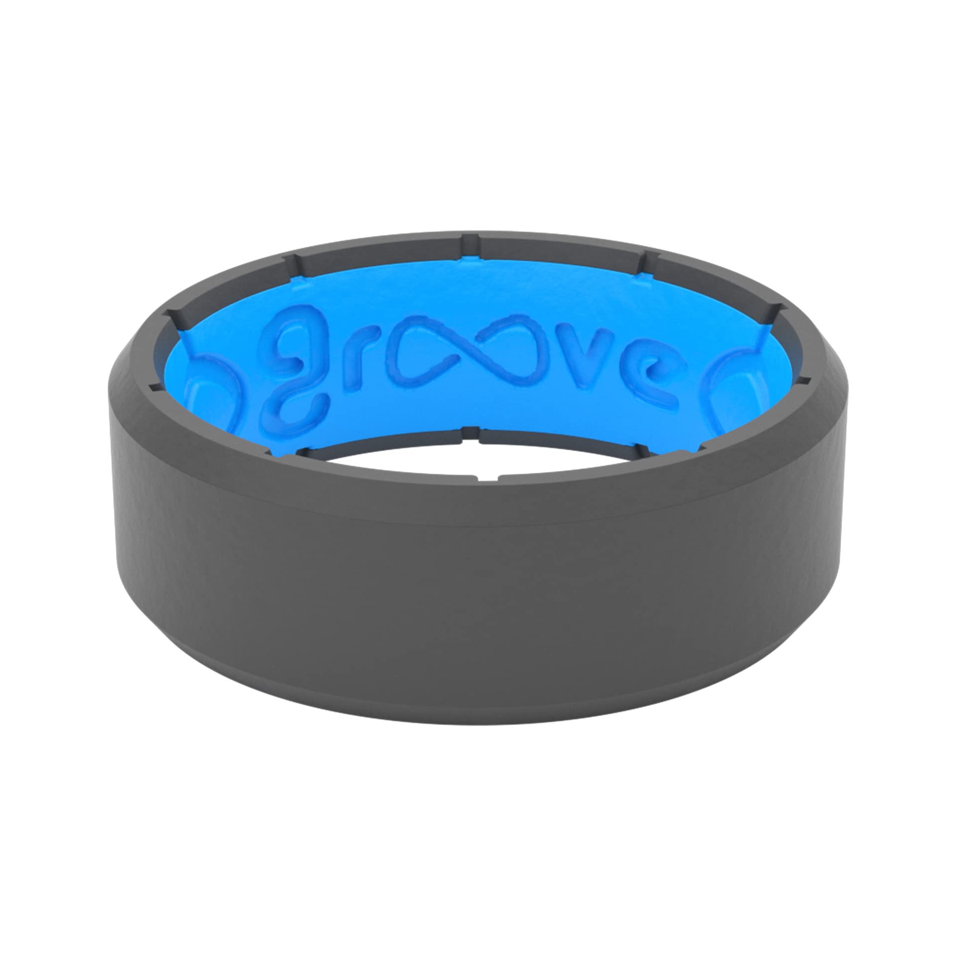 Foto 2 pulgar | Anillo De Silicona Groove Life Edge Deep Stone/blue Para Hombre, Talla 12 - Venta Internacional.
