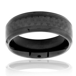 Foto 2 | Anillo West Coast Jewelry De Acero Inoxidable Chapado En Negro Para Hombre - Venta Internacional.