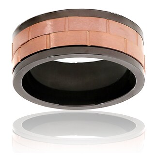 Foto 2 | Anillo West Coast Jewelry De Acero Inoxidable Bicolor Para Hombre - Venta Internacional.