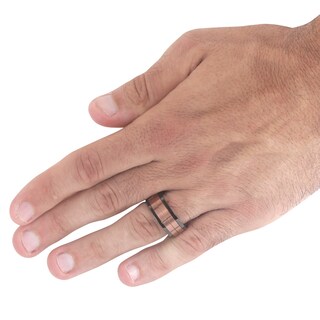 Foto 4 | Anillo West Coast Jewelry De Acero Inoxidable Bicolor Para Hombre - Venta Internacional.