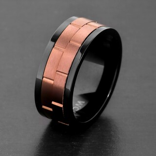 Foto 5 | Anillo West Coast Jewelry De Acero Inoxidable Bicolor Para Hombre - Venta Internacional.