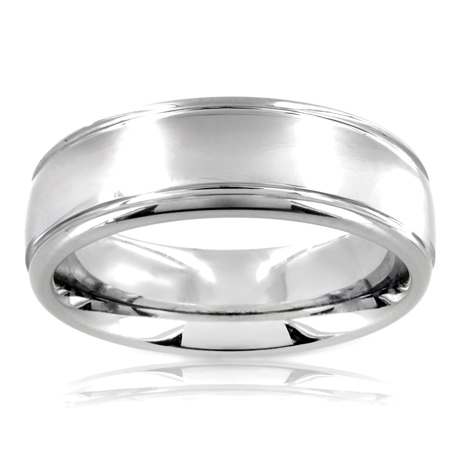 Foto 4 pulgar | Anillo De Boda West Coast Jewelry, Carburo De Tungsteno, 7 Mm - Venta Internacional.