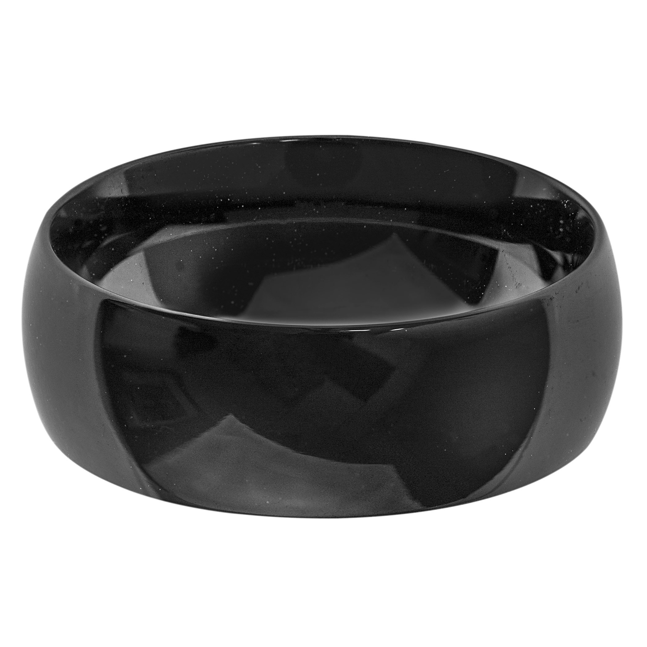Foto 3 pulgar | Anillo De Boda De Acero Negro Pulido West Coast Jewelry - Venta Internacional.