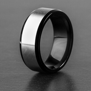 Foto 6 | Anillo West Coast Jewelry De Titanio Bicolor Tamaño 8.5 Para Hombre - Venta Internacional.