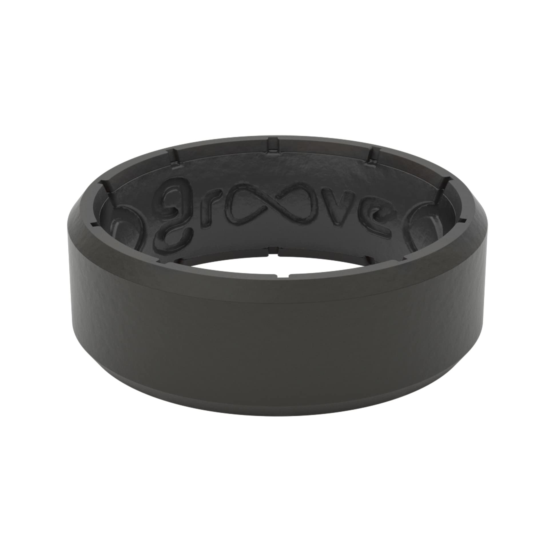 Foto 2 pulgar | Anillo De Silicona Groove Life Edge Negro/negro Para Hombre Talla 12 - Venta Internacional.