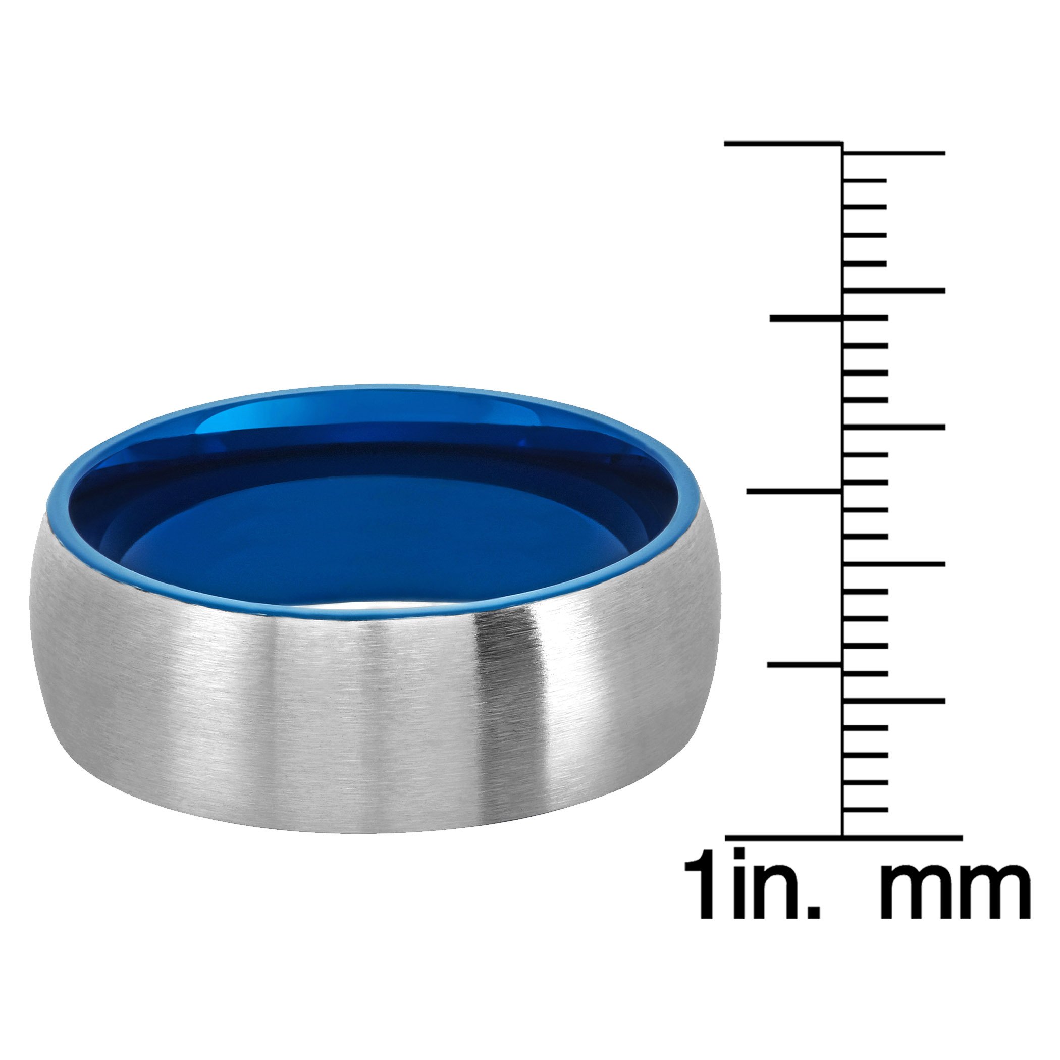 Foto 4 | Anillo West Coast Jewelry De Acero Inoxidable Cepillado En Dos Tonos - Venta Internacional.