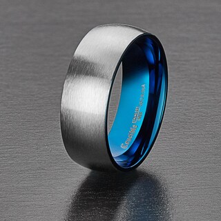 Foto 5 | Anillo West Coast Jewelry De Acero Inoxidable Cepillado En Dos Tonos - Venta Internacional.