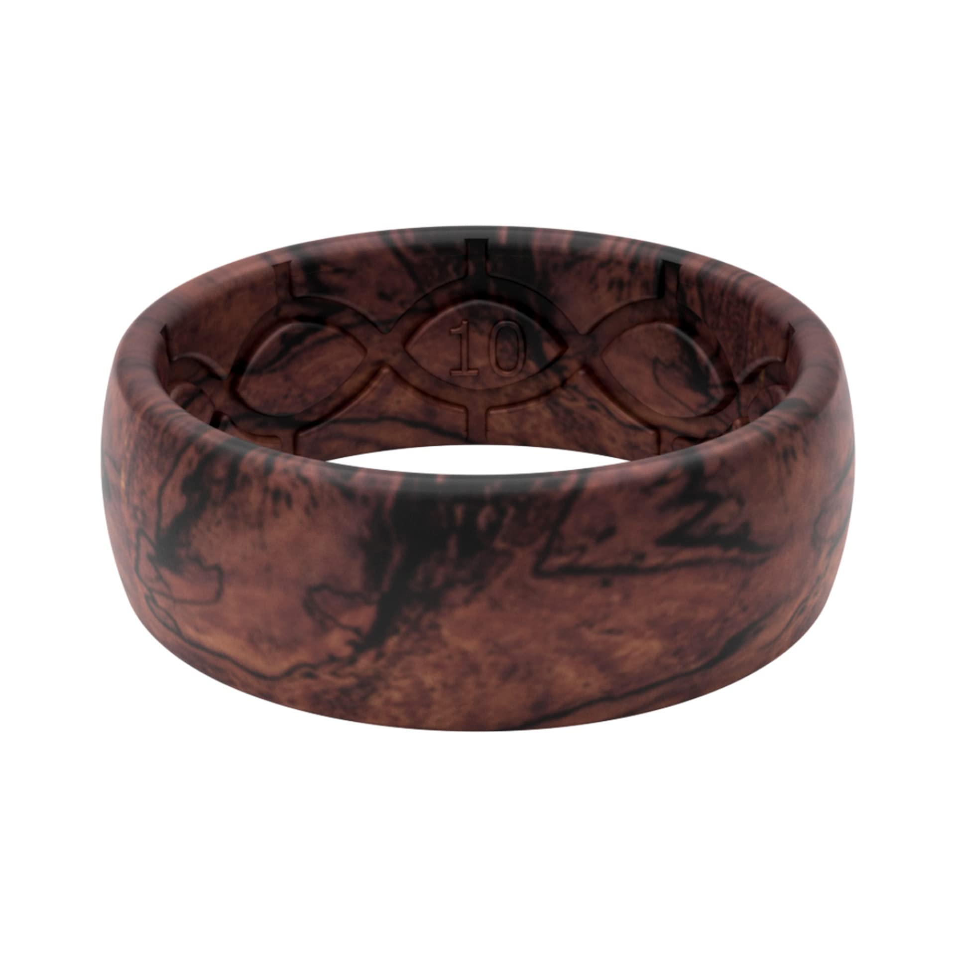 Anillo De Silicona Groove Life Nomad Redwood Para Hombre, Talla 10 - Venta Internacional.