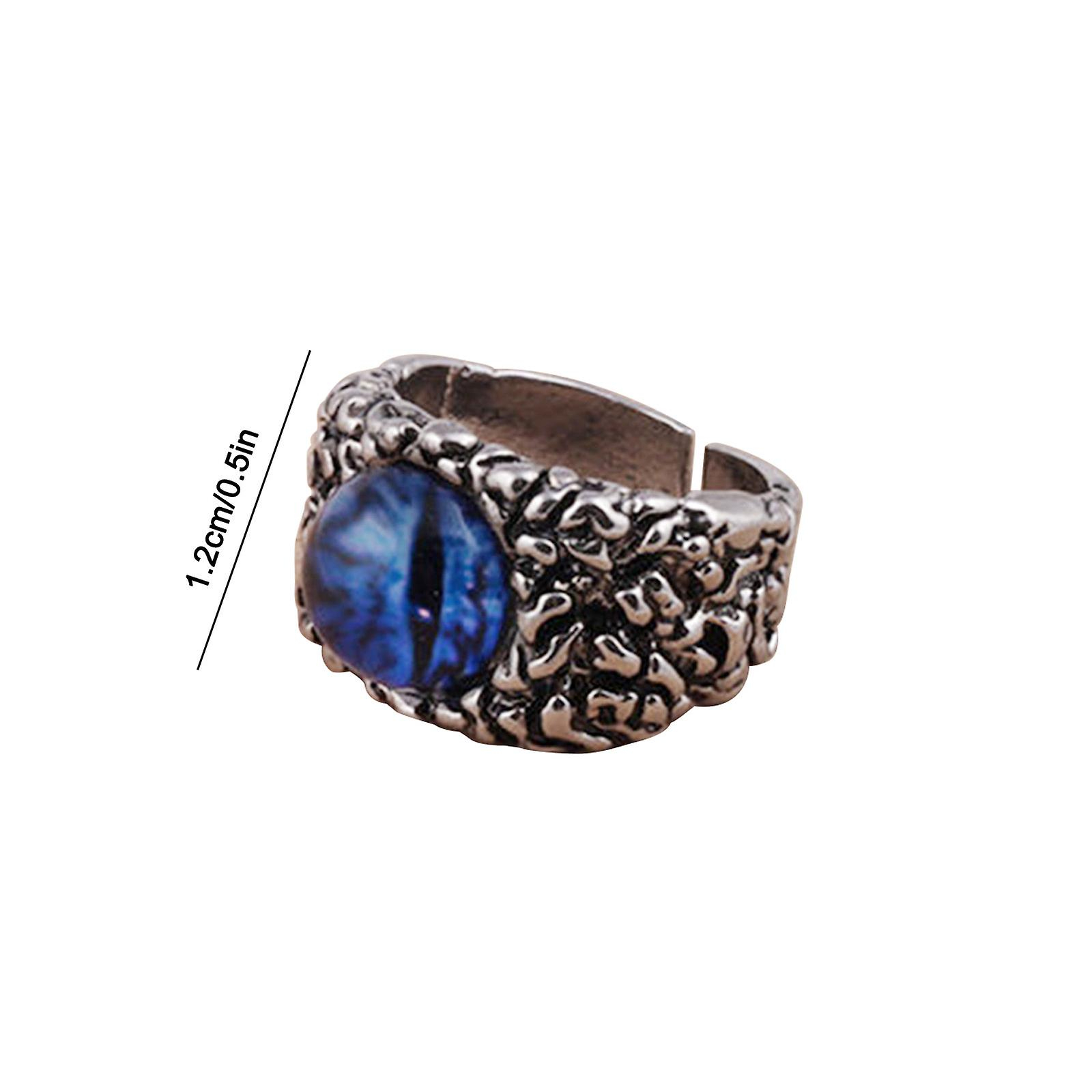 Foto 4 pulgar | Anillo Huoguo De Acero Inoxidable Con Diseño Retro De Calavera De Diablo  Unisex - Venta Internacional.