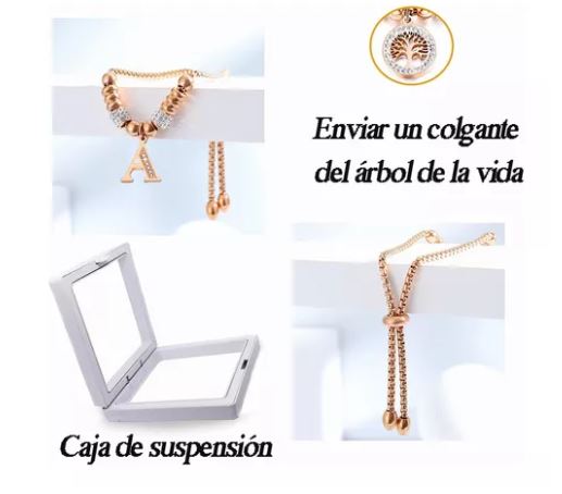 Foto 5 pulgar | Pulsera Wünd con Letra Inicial "G" Color Oro Rosado