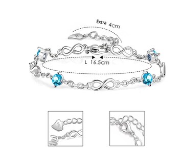 Foto 2 | Pulsera Wünd Plateada para Mujer