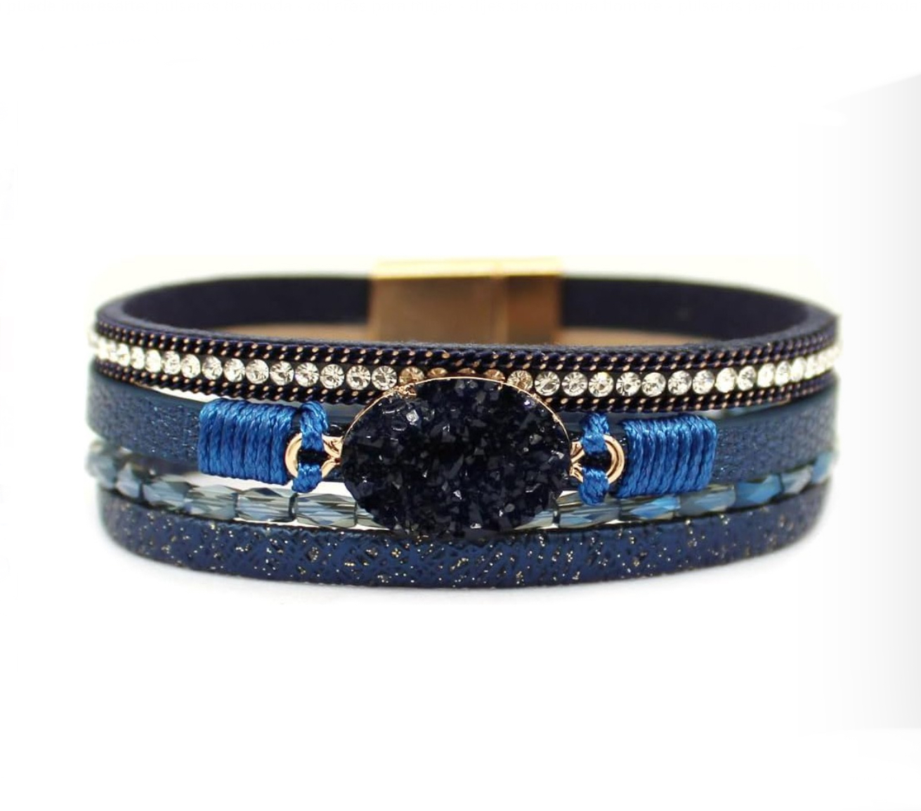 Foto 3 pulgar | Pulsera Wünd Azul para Mujer