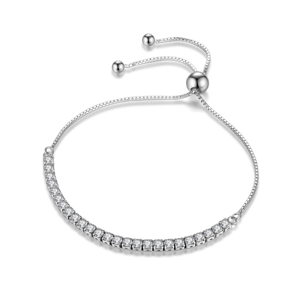 Foto 2 pulgar | Pulsera Wünd de Cristal de Circón de Plata para Mujer