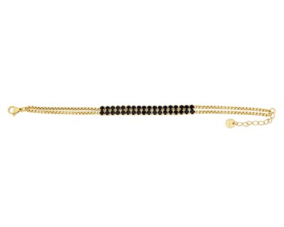 Foto 1 | Pulsera de Acero Inoxidable Joyas Plafer 1443p-p Dorada