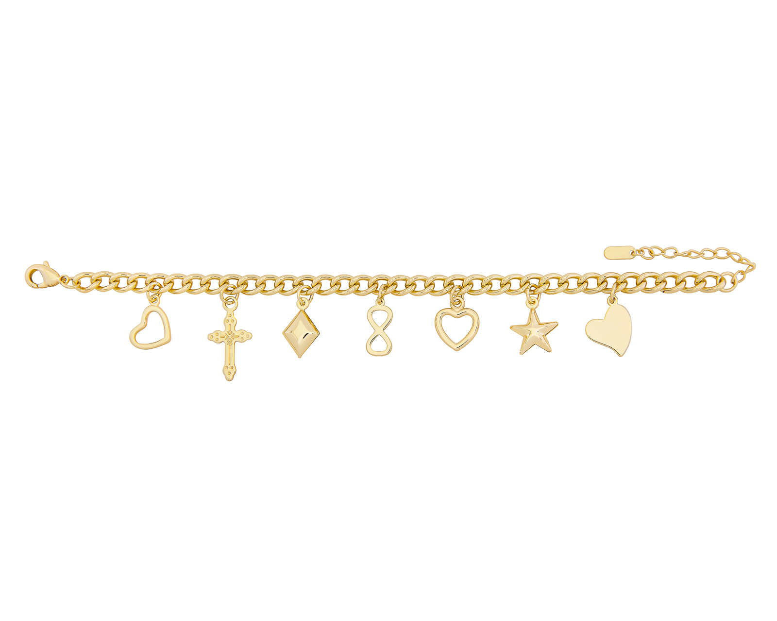 Pulsera de Chapa de Oro 18k Joyas Plafer 1862p-ch Dorada