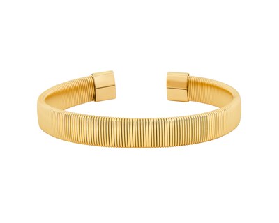 Foto 1 | Pulsera de Acero Inoxidable Joyas Plafer Dorada
