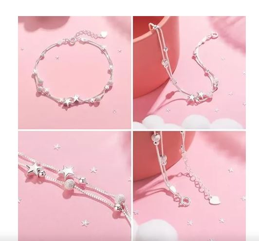 Foto 4 pulgar | Pulsera Wünd Plateada para Mujer