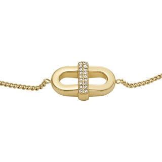 Foto 2 | Pulsera Fossil Heritage Jf04584710 Dorada para Mujer