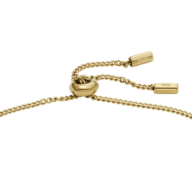 Foto 4 pulgar | Pulsera Fossil Heritage Jf04584710 Dorada para Mujer