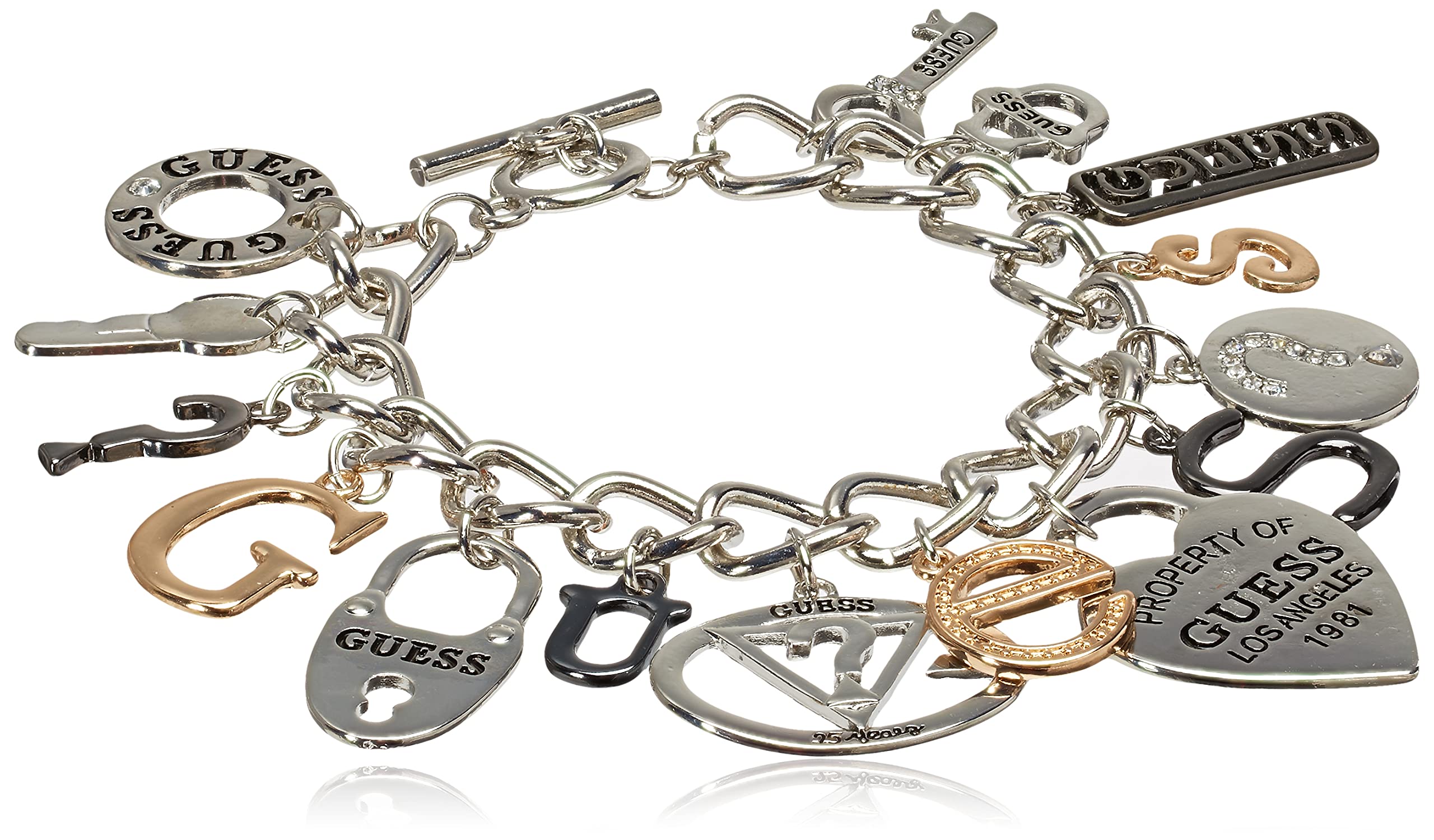 Pulsera Guess Basic Plateada - Venta Internacional