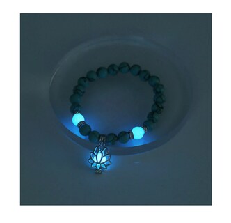Foto 4 | 1 Par Pulsera Luminosa De Flor De Loto Para Parejas Brilla Wünd