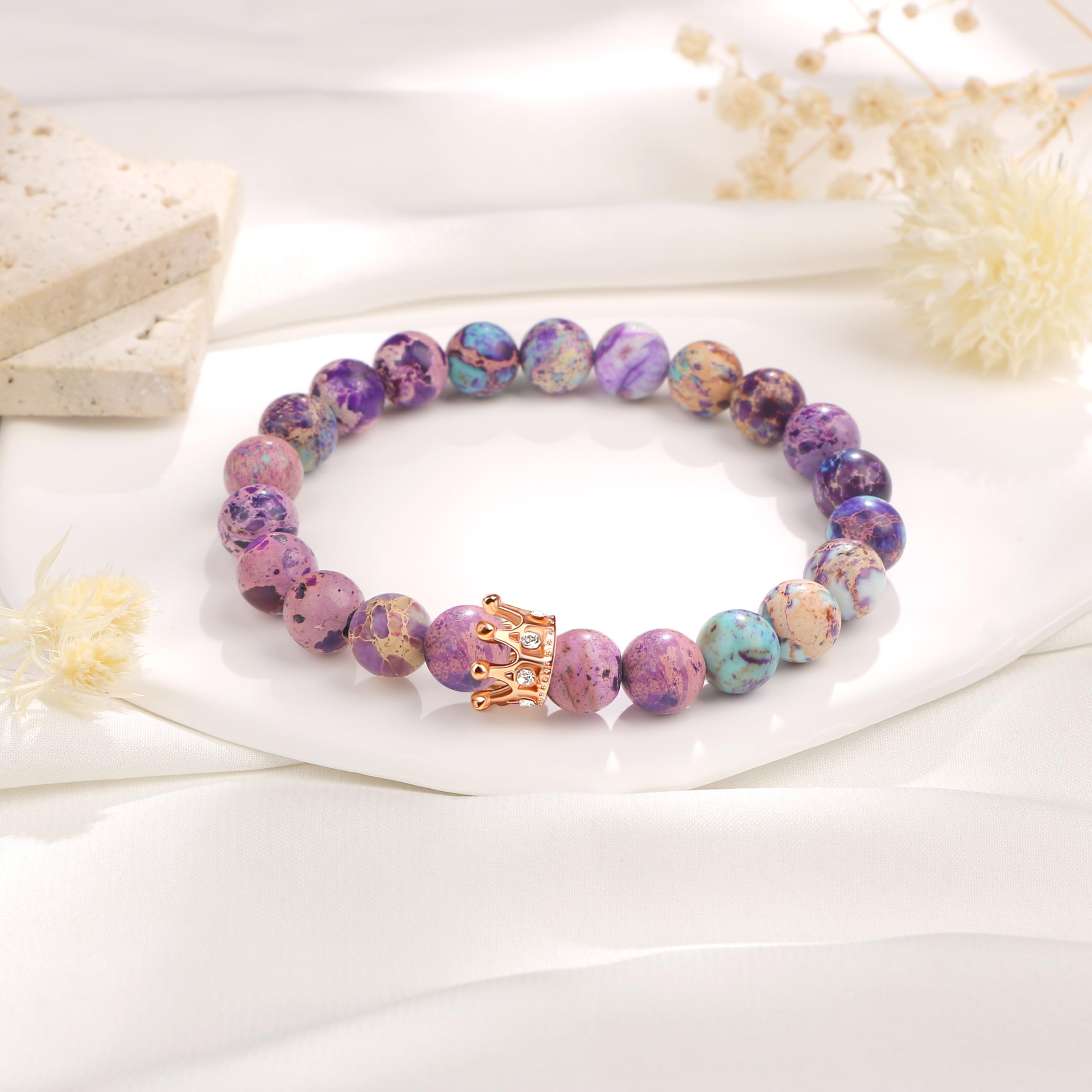 Foto 6 pulgar | Pulsera Joycuff Bestie De Regalo Para Mujer Con Jaspe Imperial - Venta Internacional.