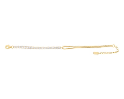 Foto 1 | Pulsera De Chapa De Oro 18k Joyas Plafer 1850p-ch Dorada.