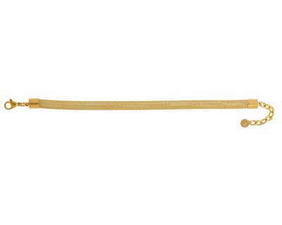 Foto 1 | Pulsera De Acero Inoxidable Joyas Plafer 1459p-p Dorada.