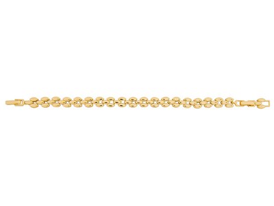Foto 1 | Pulsera De Chapa De Oro 18k Joyas Plafer 1986p-ch Dorada.