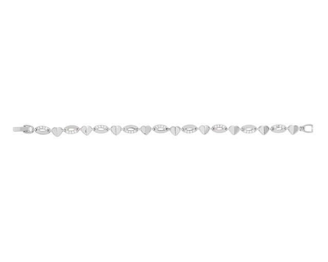 Foto 1 | Pulsera De Chapa De Oro 18k Joyas Plafer 1964p-ch Plateada.