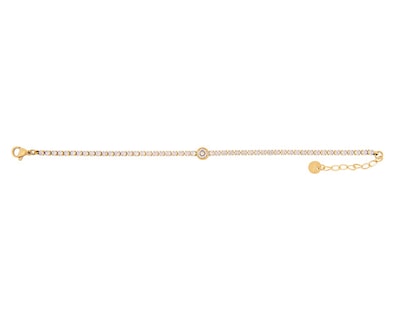 Foto 1 | Pulsera De Acero Inoxidable Joyas Plafer 1468p-p Dorada.