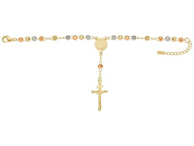 Foto 1 | Pulsera De Chapa De Oro 18k Joyas Plafer 2132p-ch Dorada.
