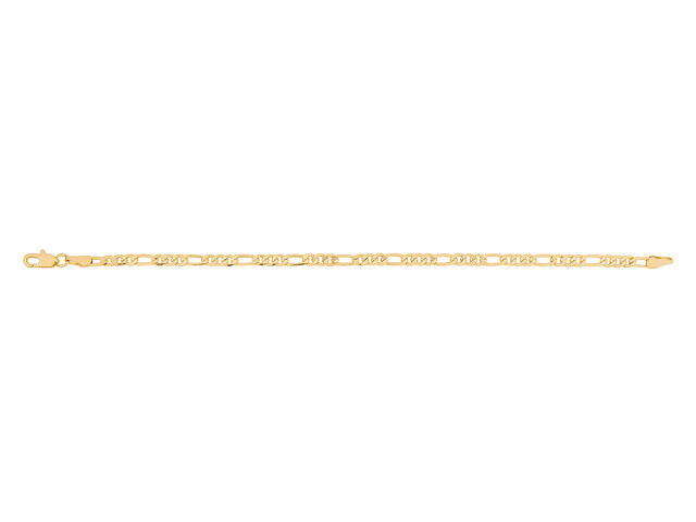 Pulsera De Chapa De Oro 18k Joyas Plafer 1991p-ch Dorada.