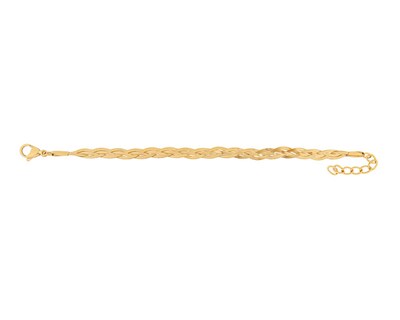 Foto 1 | Pulsera De Acero Inoxidable Joyas Plafer 1487p-p Dorada.