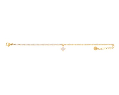 Foto 1 | Pulsera De Acero Inoxidable Joyas Plafer 1472p-p Dorada.