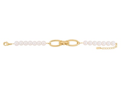 Foto 1 | Pulsera De Chapa De Oro 18k Joyas Plafer 2109p-ch Dorada.