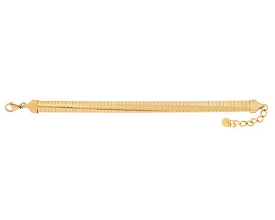 Foto 1 | Pulsera De Acero Inoxidable Joyas Plafer 1471p-p Dorada.