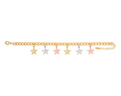 Foto 1 | Pulsera De Chapa De Oro 18k Joyas Plafer 1925p-ch Dorada.