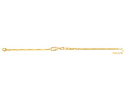 Foto 1 | Pulsera De Chapa De Oro 18k Joyas Plafer 1931p-ch Dorada.