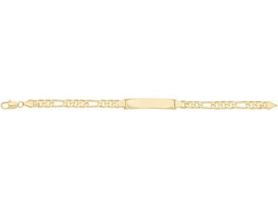 Foto 1 | Pulsera De Chapa De Oro 18k Joyas Plafer 1984p-ch Dorada.