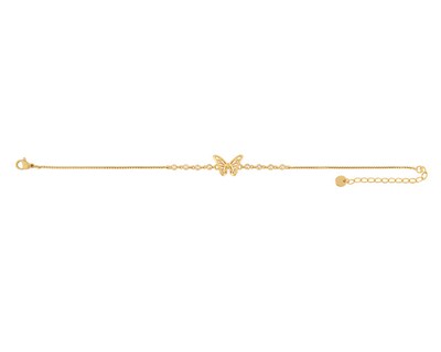 Foto 1 | Pulsera De Acero Inoxidable Joyas Plafer 1474p-p Dorada.