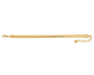 Foto 1 | Pulsera De Acero Inoxidable Joyas Plafer 1470p-p Dorada.