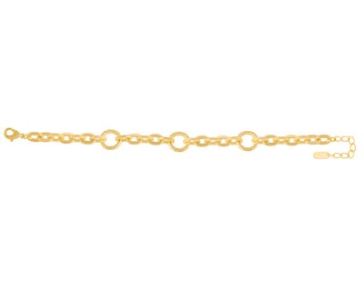 Foto 1 | Pulsera De Chapa De Oro 18k Joyas Plafer 1930p-ch Dorada.
