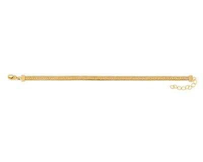 Foto 1 | Pulsera De Acero Inoxidable Joyas Plafer 1486p-p Dorada.