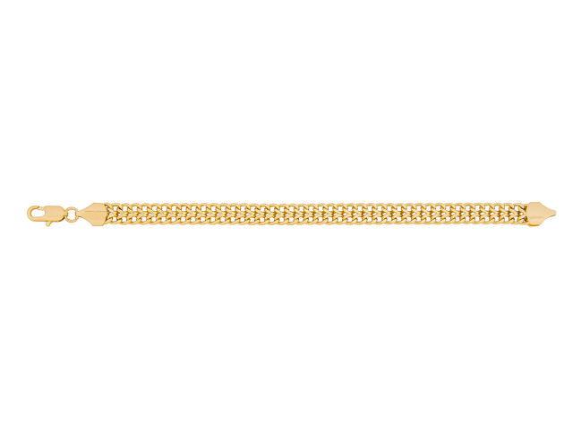 Foto 2 pulgar | Pulsera De Chapa De Oro 18k Joyas Plafer 1980p-ch Dorada.