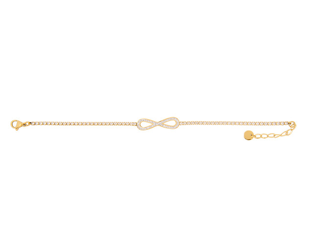 Foto 2 pulgar | Pulsera De Acero Inoxidable Joyas Plafer 1465p-p Dorada.