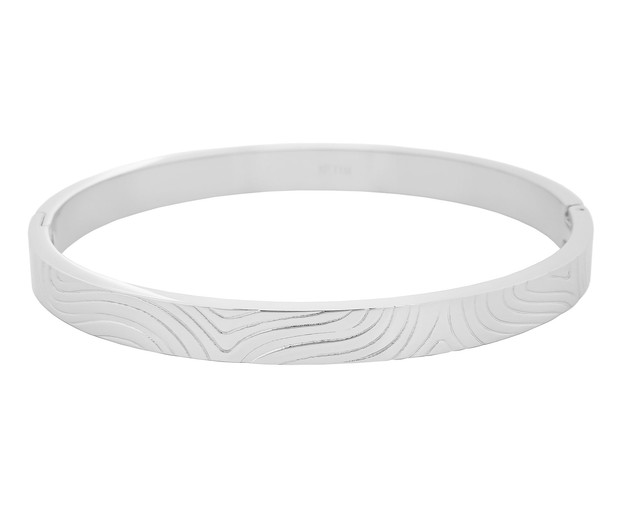 Foto 2 pulgar | Pulsera Joyas Plafer Plateado de Acero Inoxidable