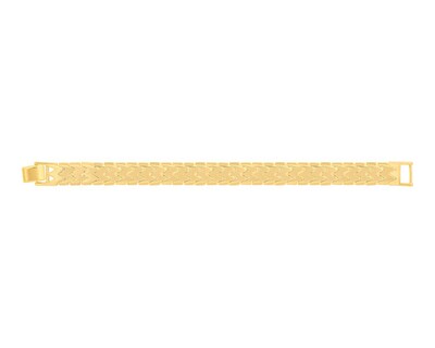 Foto 1 | Pulsera De Chapa De Oro 18k Joyas Plafer 2137p-ch Dorada